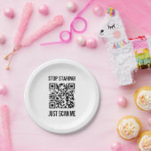 Scan Me QR Code:毎日親切を選ぶ ペーパープレート (パーティー)