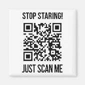 Scan Me QR Code:毎日親切を選ぶ マグネット (正面)