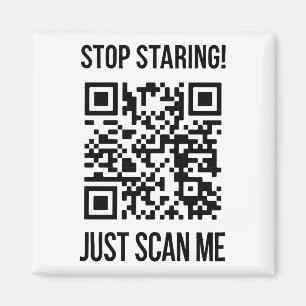 Scan Me QR Code:毎日親切を選ぶ マグネット
