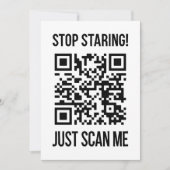 Scan Me QR Code：毎日親切を選ぶ 招待状 (正面)