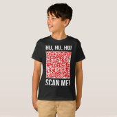 Scan Me! Qr Scan Me Joke Funny Santa Merry Christm Tシャツ (正面フル)