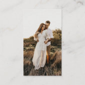 Scan Me RSVP Boho DesertのQR結婚コードRSVP エンクロージャーカード (裏面)