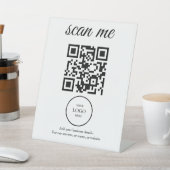 Scan Pay QR Code Business Table Tent Sign 台座サイン (インサイチュ)