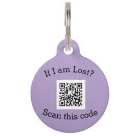 Scan QR code lost found me code pet  ペット　ネームタグ