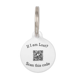 Scan QR code lost found me code pet  ペット　ネームタグ