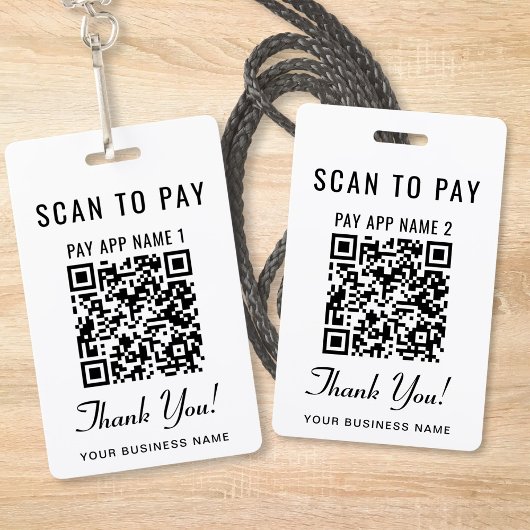 Scan to Pay 2 Payment QR Codes バッジ