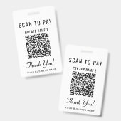 Scan to Pay 2 Payment QR Codes バッジ (表裏)