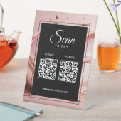 Scan To Pay Business 2 QR Codes  台座サイン (インサイチュ)