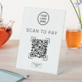 Scan to Pay QR Code Table Sign | Digital Payment 台座サイン (インサイチュ)