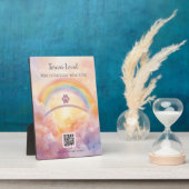 Scan to Play Pet Sympathy Plaque | Rainbow Bridge フォトプラーク (側面)