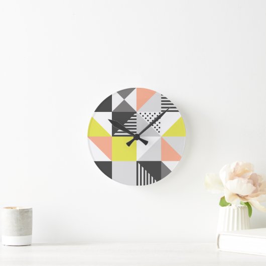 Scandiのスタイルパターン時計 ラウンド壁時計 (ホーム)