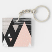 Scandiの山頂のデザイン キーホルダー (裏面)