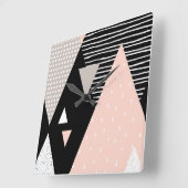 Scandiの山頂のデザイン スクエア壁時計 (傾斜)