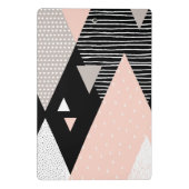 Scandiの山頂のデザイン ミニクリップボード (裏面)