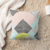 Scandiの幾何学的で抽象的なデザイン クッション (ブランケット)