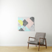 Scandiの幾何学的で抽象的なデザイン タペストリー (インサイチュ(横))