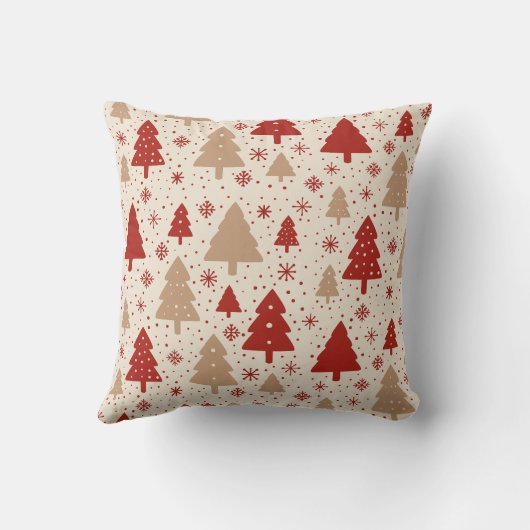 Scandi Christmas Forest クッション (裏面)