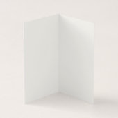 Scandi Daisy Pattern Custom Color Folded Card (内部)