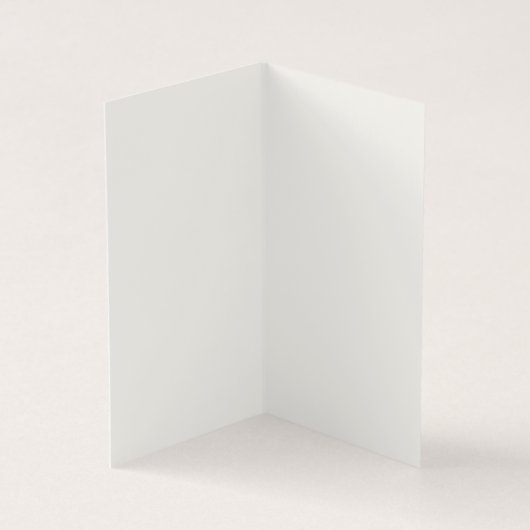 Scandi Daisy Pattern Custom Color Folded Card (内部)