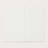 Scandi Daisy Pattern Custom Color Folded Card (内部フラット)