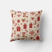 Scandi Holiday Cheer クッション (裏面)