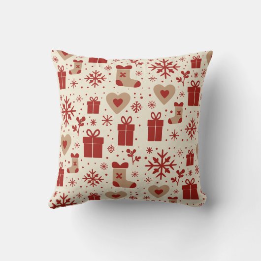 Scandi Holiday Cheer クッション (裏面)