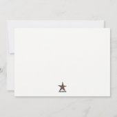 Scandi Minimal Blush Heart Christmas Tree Photo シーズンカード (裏面)