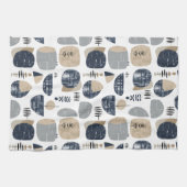 Scandi Modern Abstract Kitchen Towel キッチンタオル (横)