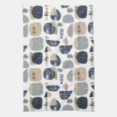 Scandi Modern Abstract Kitchen Towel キッチンタオル (縦)