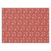 Scandi Reindeer Hearts テーブルクロス (正面(横))