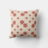 Scandi Starburst Snowflake クッション (裏面)