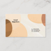 Scandinavで抽象化された名刺 名刺 (正面)