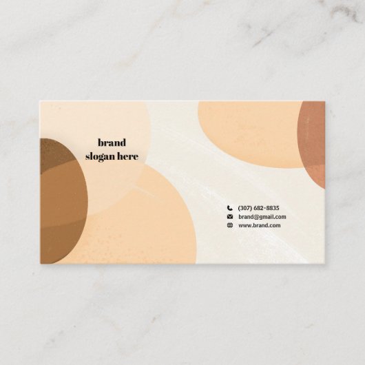 Scandinavで抽象化された名刺 名刺 (正面)