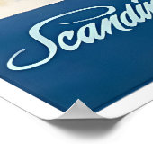 Scandinavia Print SAS Travel Poster Scandinavian ポスター (角)