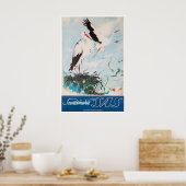 Scandinavia Print SAS Travel Poster Scandinavian ポスター (キッチン)