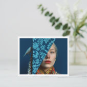 Scandinavia Winter Holiday Postcard シーズンカード (スタンド正面)