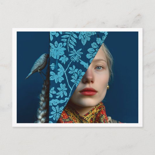 Scandinavia Winter Holiday Postcard シーズンポストカード (正面)