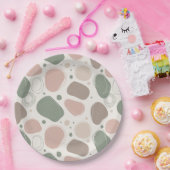 Scandinavian Abstract Design Paper Plate ペーパープレート (パーティー)