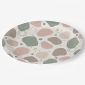 Scandinavian Abstract Design Paper Plate ペーパープレート (アングル)