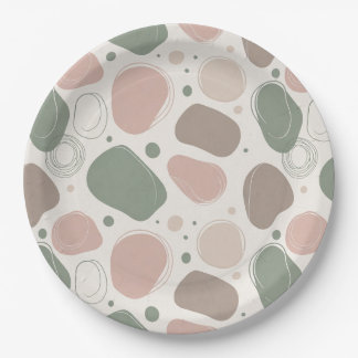 Scandinavian Abstract Design Paper Plate ペーパープレート