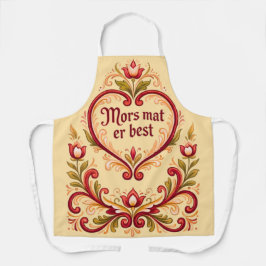 Scandinavian Apron, Mors mat er best エプロン