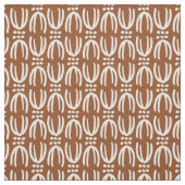 Scandinavian boho brown lines  ファブリック (見本)