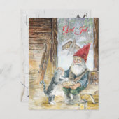 Scandinavian Christmas シーズンポストカード (正面/裏面)