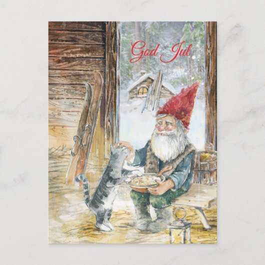 Scandinavian Christmas シーズンポストカード (正面)