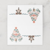 Scandinavian Christmas プレイスカード (外部開封)