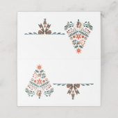 Scandinavian Christmas プレイスカード (外部開封)