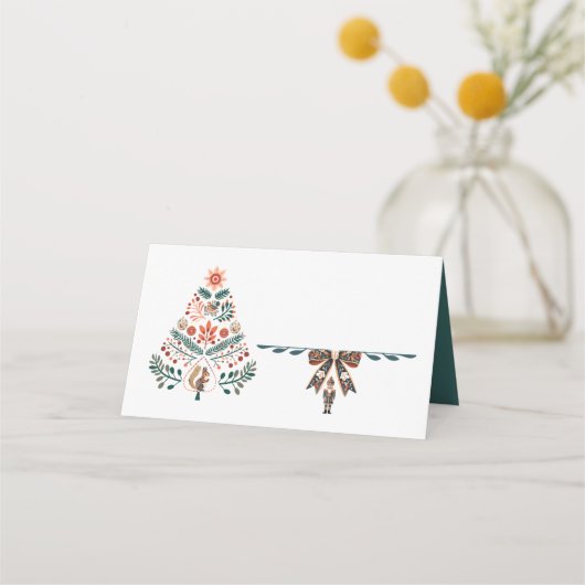 Scandinavian Christmas プレイスカード (正面)