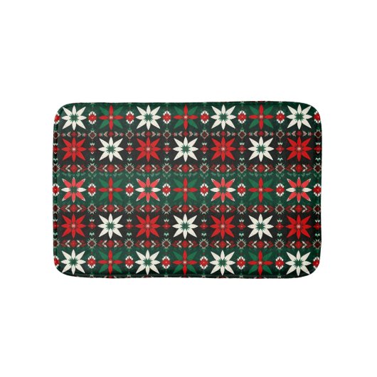 Scandinavian Christmas Fair Isle Edition 3 バスマット (正面)