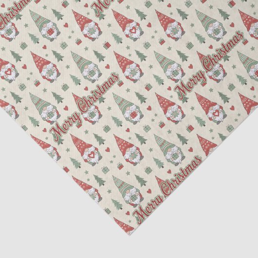Scandinavian Christmas Gnome Tissue Paper 薄葉紙 (詳細)
