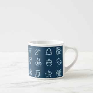 Scandinavian Christmas Icon Design  エスプレッソカップ